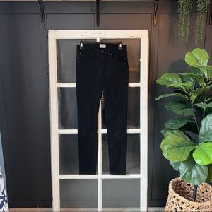 J Crew lookout high rise skinny jeans, black size 27